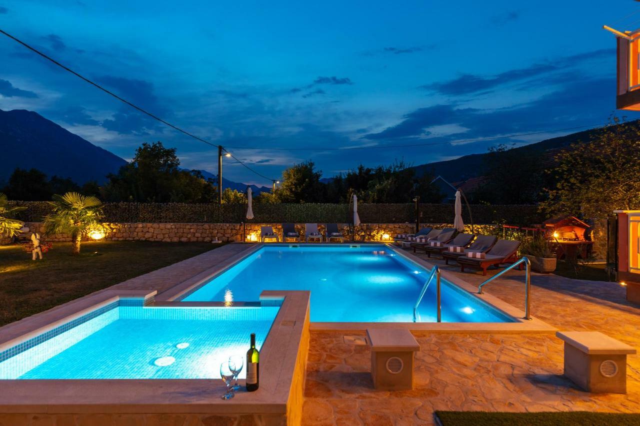 Luxury Villa Poquito Zagvozd Buitenkant foto