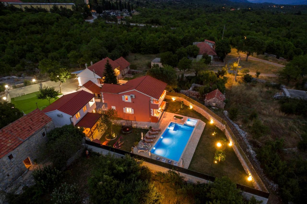 Luxury Villa Poquito Zagvozd Buitenkant foto